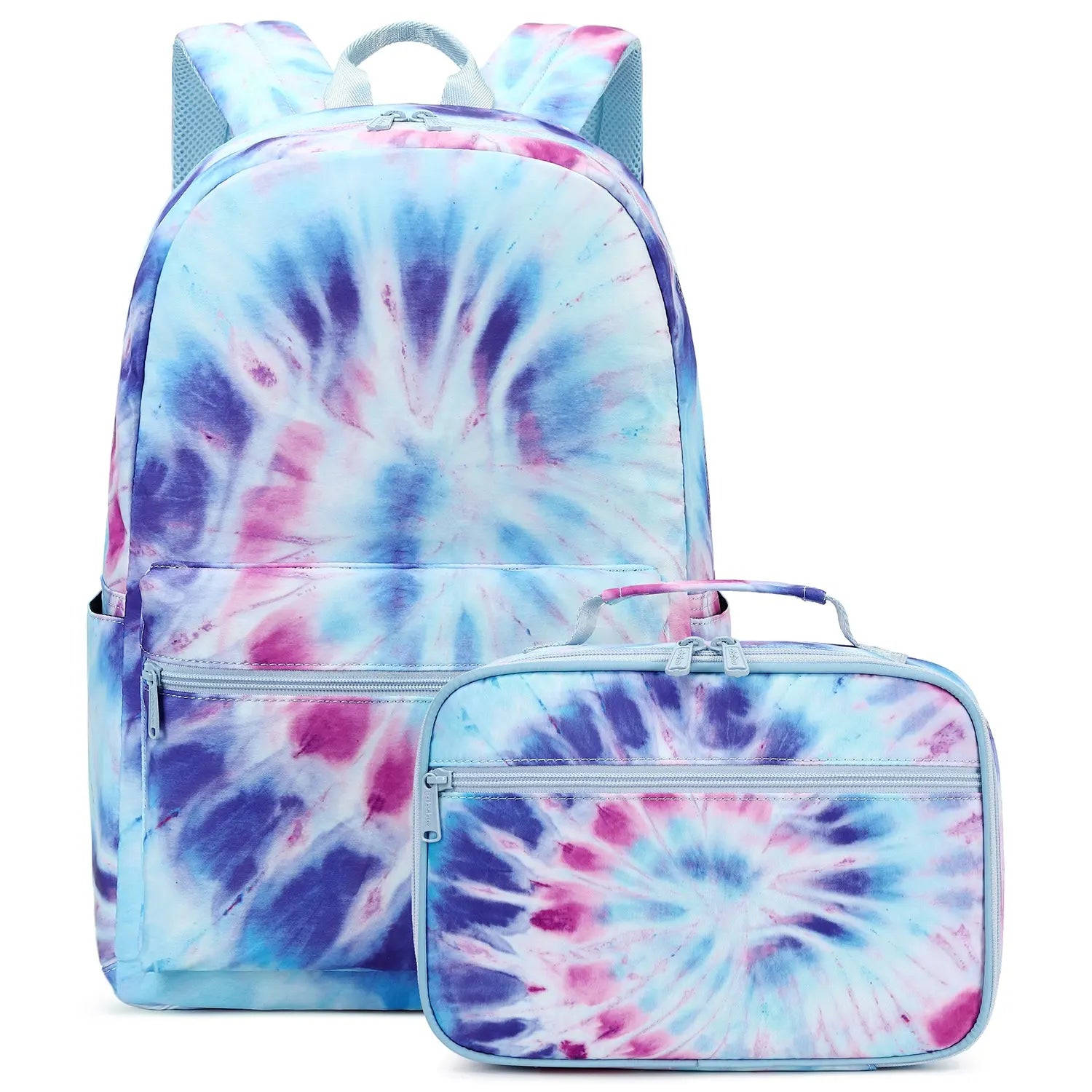 Spiral Swirl Tie Dye School Bag Backpack and Lunch Bag Set