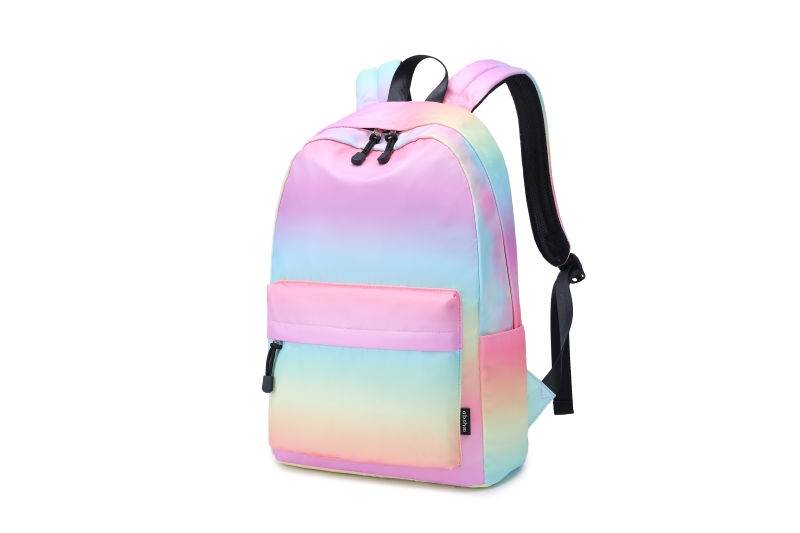 Pastel Rainbow School Bag Backpack