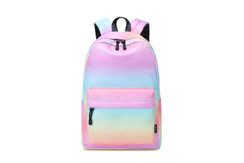 Pastel Rainbow School Bag Backpack